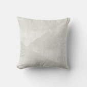 Beige/Light WarmGrayジオメトリックイミニマルンクテクスチャ クッション (正面)