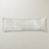 Beige/Light WarmGrayジオメトリックイミニマルンクテクスチャ ボディピロー (裏面)