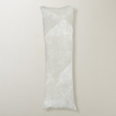 Beige/Light WarmGrayジオメトリックイミニマルンクテクスチャ ボディピロー (正面縦)