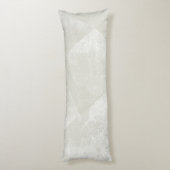 Beige/Light WarmGrayジオメトリックイミニマルンクテクスチャ ボディピロー (裏面 (縦))