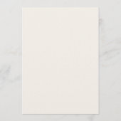 Beige Menu Template Modern Simple Wedding メニュー (裏面)