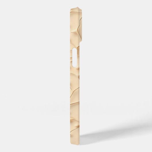 Beige Minimalist Chic iPhone Case Design Case-Mate iPhoneケース (裏面 / 右)