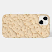 Beige Minimalist Chic iPhone Case Design Case-Mate iPhoneケース (裏面 (横))