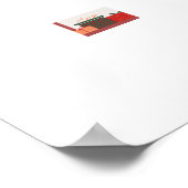 Beige Minimalist Elegant Simple Christmas Party ポスター (角)