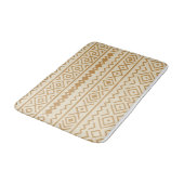 Beige Modern Boho Bath Mat バスマット (アングル)