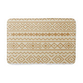 Beige Modern Boho Bath Mat バスマット (正面)