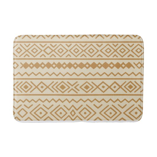 Beige Modern Boho Bath Mat バスマット (正面)