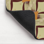 Beige Modern geometric design mouse pad マウスパッド (コーナー)