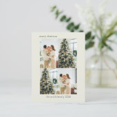 Beige Modern Holiday Postcard シーズンポストカード (スタンド正面)