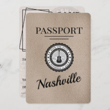 Beige Nashville Passport日付の保存