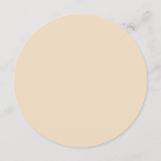 Beige Palette Tea Party Bridal Shower 招待状 (裏面)