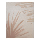 Beige Palm Zen Minimalist Wall Art ポスター (正面)