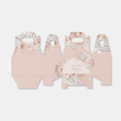 beige pink flowers | Baptism フェイバーボックス (折り畳みなし)