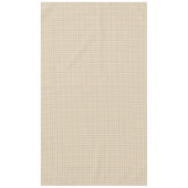 Beige Plaid Pattern Tablecloth テーブルクロス (正面)