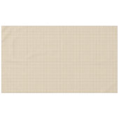 Beige Plaid Pattern Tablecloth テーブルクロス (正面(横))