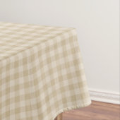 Beige Plaid Pattern Tablecloth テーブルクロス (インサイチュ)