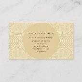 Beige Python Skin名刺 名刺 (裏面)