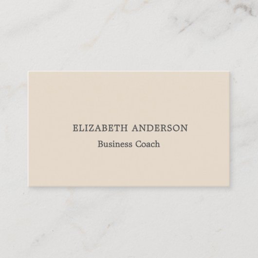 Beige qr code social media 名刺 (正面)