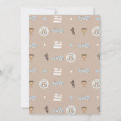 Beige Race Car Two Fast Second Birthday Invite  招待状 (裏面)