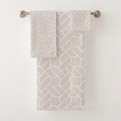 Beige Rope Pattern Towel バスタオルセット (インサイチュ)