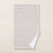 Beige Rope Pattern Towel バスタオルセット (ハンドタオル)