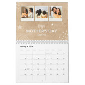 Beige Scribble Happy Mother's Dayカスタム写真 カレンダー (1月 2026)