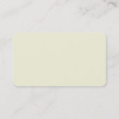 Beige Simple Plain Professional Modern Minimailst 名刺 (裏面)