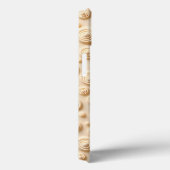 Beige Spiral Pattern iPhone Case Aesthetic Style Case-Mate iPhoneケース (裏面 / 右)