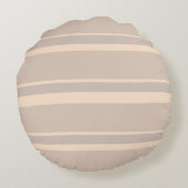 Beige Stripes ラウンドクッション (裏面)