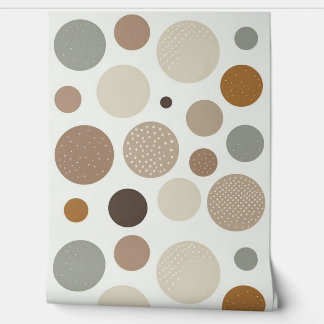 Beige Tone Bubbles 壁紙