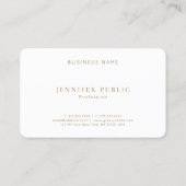 Beige & White Professional Modern Simple Template 名刺 (裏面)