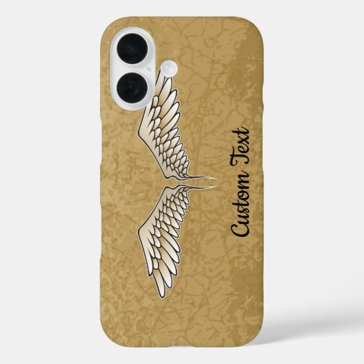 Beige Wings iPhoneケース Case-Mate iPhoneケース (裏面)