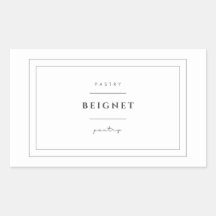 Beignet Food Labelスタンプ