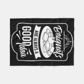 Beignet New Orleans French Quarter フリースブランケット (正面(横))