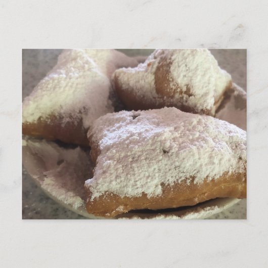 Beignets （ニューオーリンズ、ロサンゼルス） ポストカード (正面)