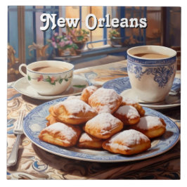 Beignets New Orleans Baked Sweet Treat Kitchen タイル