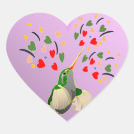 BEIJA-FLOR APAIXONADO ハートシール