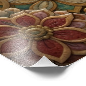 Beija-Flor em Flores Ornamentais フォトプリント (角)