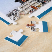 Beijin -中国 – モザイク –  ジグソーパズル (側面)