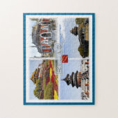 Beijin -中国 – モザイク –  ジグソーパズル (縦)