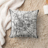 Beijing China Map クッション (ブランケット)