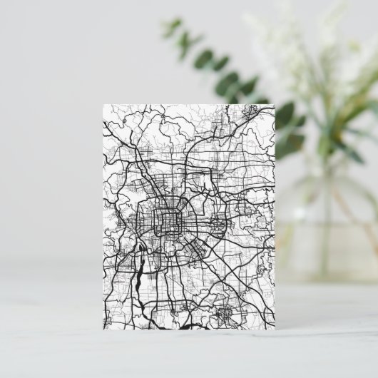 Beijing China Map ポストカード (スタンド正面)