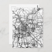 Beijing China Map ポストカード (正面/裏面)