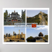 Beijing - China - Mosaic - ポスター (正面)
