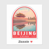 Beijing China Travel Art Emblem シール (シート)