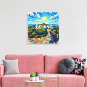 Beijing Great Wall Morning Light Canvas Art キャンバスプリント (インサイチュ (リビング))