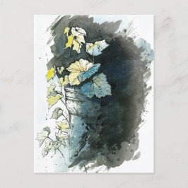 Beileidskarte mit Weinrebe ポストカード