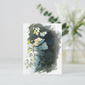 Beileidskarte mit Weinrebe ポストカード (スタンド正面)