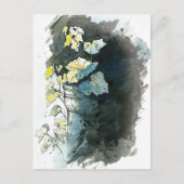 Beileidskarte mit Weinrebe ポストカード (正面)