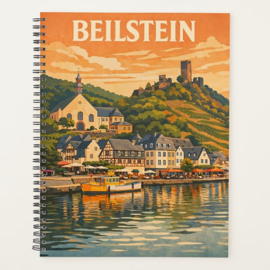 Beilstein German Valley Germany Vintage Travel Art プランナー手帳 (正面)
